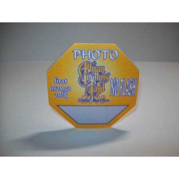 Greg Allman Brothers Band Backstage Pass 2003 Tour Original Rock Music Gift - Picture 2 of 4